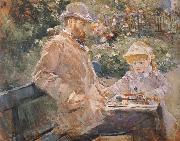 Manet and his daughter Berthe Morisot